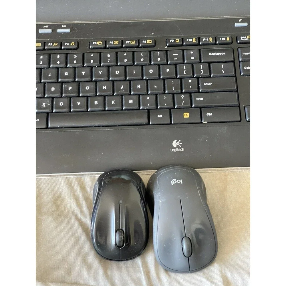 Lot of 4 Keyboards 2 Mouses For Repair Or Parts K520, K540 Logi Logitech Broken